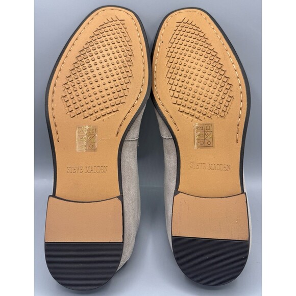 Steve Madden Men\'s Traviss Crush Back Penny Loafers, Desert, Size 8 main image 4